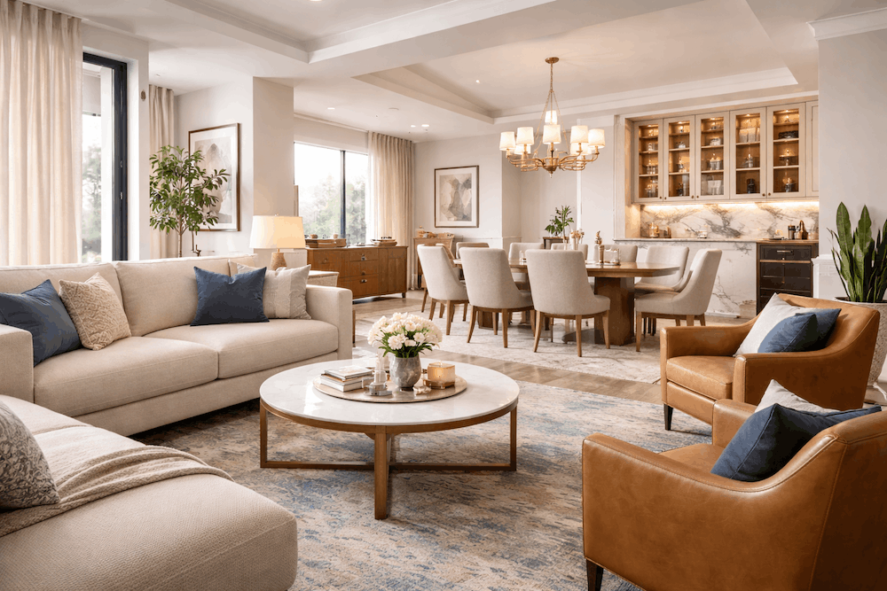 Interior design work by D Woods Villa Interior in Noida, Greater Noida and Ghaziabad